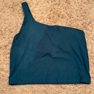 Lululemon Teal One-Shoulder Top